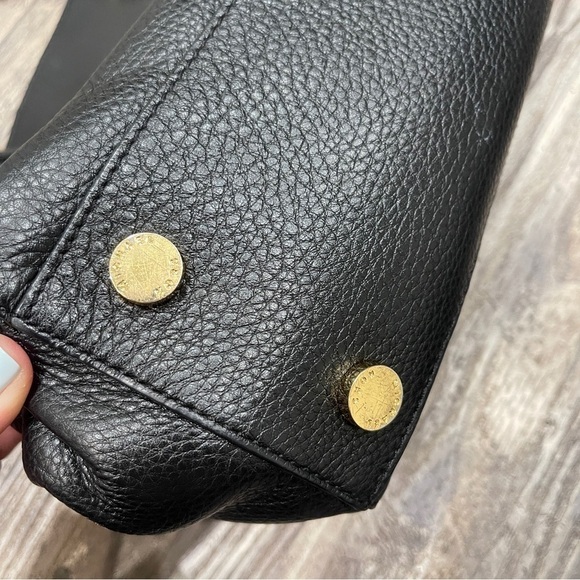 Michael Kors pebble leather Black Satchel handbag shoulder bag - Picture 11 of 16